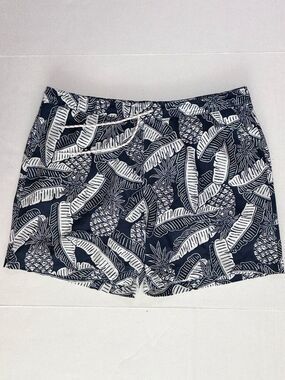 Chubbies The Thigh-Napples Swim Trunks - Size Men 2XL - Navy Blue Pineapple Palm